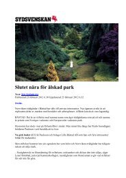 Slutet nära för älskad park - Norrvikens Trädgårdssällskap