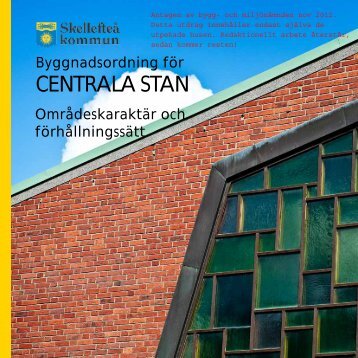 CENTRALA STAN - Skellefteå kommun bloggar