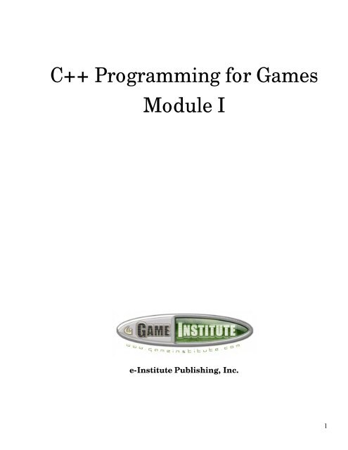 C++ Module I.pdf