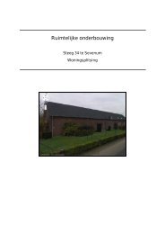 Ruimtelijke onderbouwing - Gemeente Horst aan de Maas