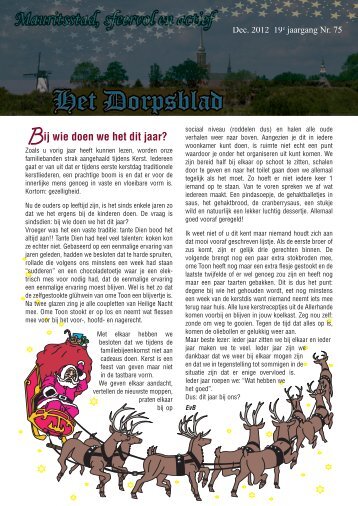 Dorpsblad december 2012 - IJzendijke-online