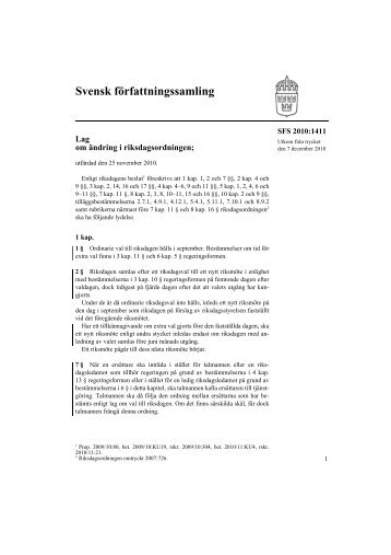 Officiell PDF-utgåva av författningen - Notisum