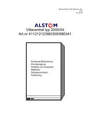 Manual Alstom 2004 - Sollentuna Energi