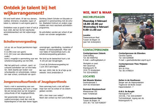 De Eilanden | Burghtschool | Theo Thijssenschool - IJsterk