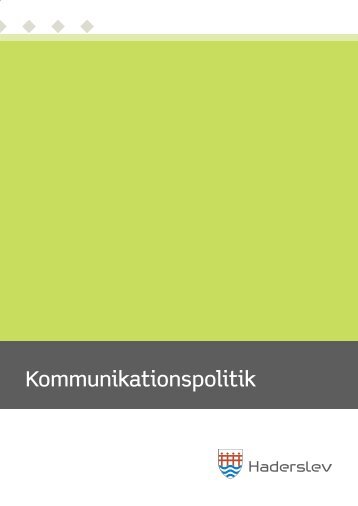 Kommunikationspolitik - Haderslev Kommune