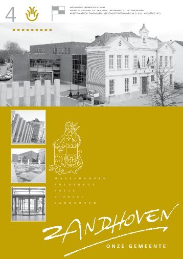 Gemeenteblad juli-augustus 2013 - Gemeente Zandhoven