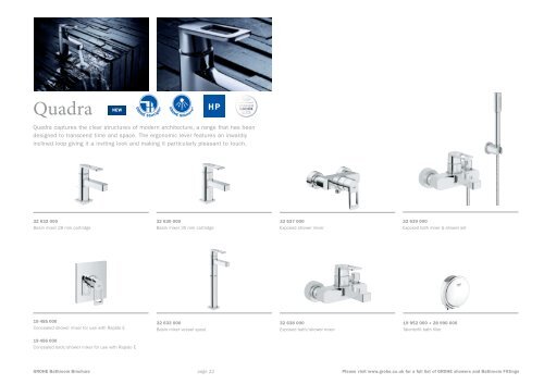 GROHE Bathroom Brochure - Bathroom and Tile Gallery