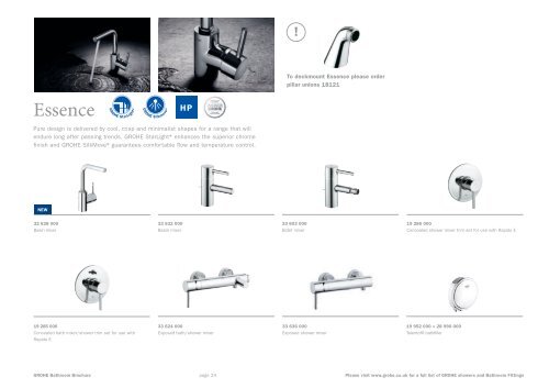 GROHE Bathroom Brochure - Bathroom and Tile Gallery