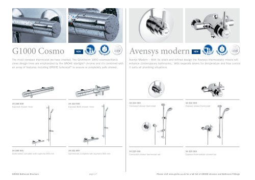 GROHE Bathroom Brochure - Bathroom and Tile Gallery