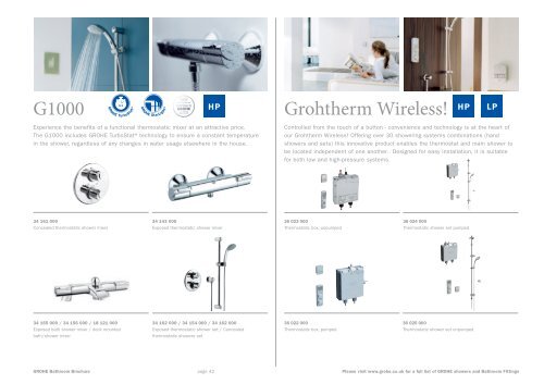 GROHE Bathroom Brochure - Bathroom and Tile Gallery
