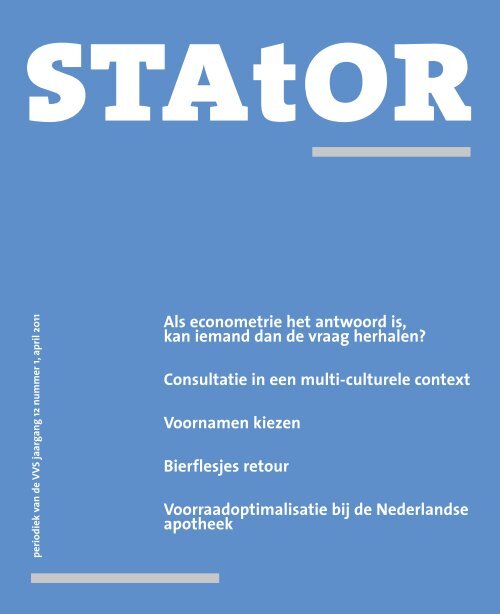 Als econometrie het antwoord is, kan iemand dan de vraag herhalen ...