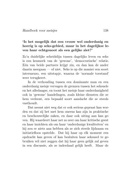 Handboek voor meisjes - Sletjechat