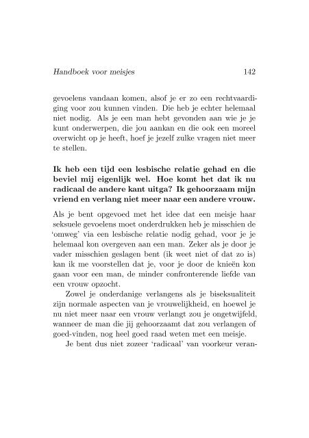 Handboek voor meisjes - Sletjechat