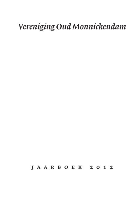 archief/Jaarboeken/Jaarboek VOM-2012.pdf - Vereniging Oud ...