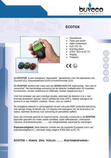 ECOTOX - Buveco Gasdetection BV