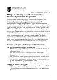 Bilaga_Riktlinjer för arkivering-12-06-11.pdf - Herrljunga kommun