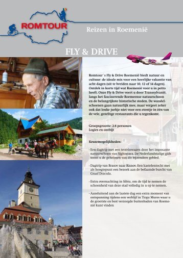 Romtour´s Fly & Drive Roemenië