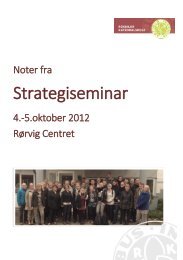 Noter fra strategiseminar 2012 - Roskilde Katedralskole