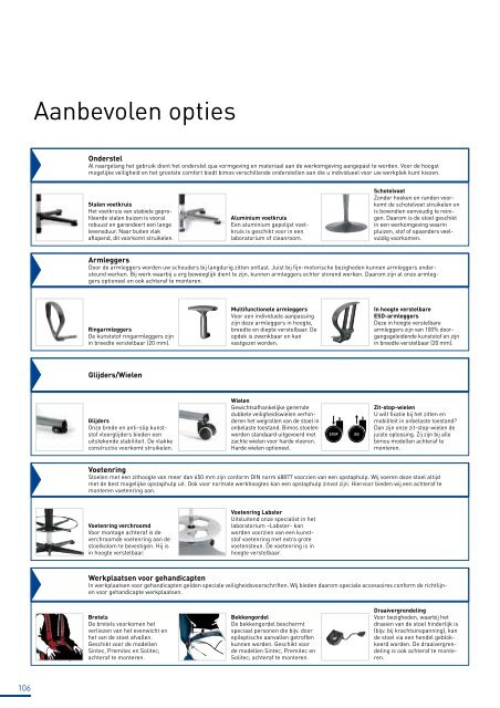 Catalogus zitoplossingen voor de industriële werkplek - Bimos