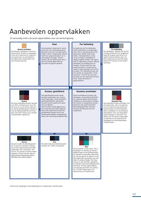 Catalogus zitoplossingen voor de industriële werkplek - Bimos