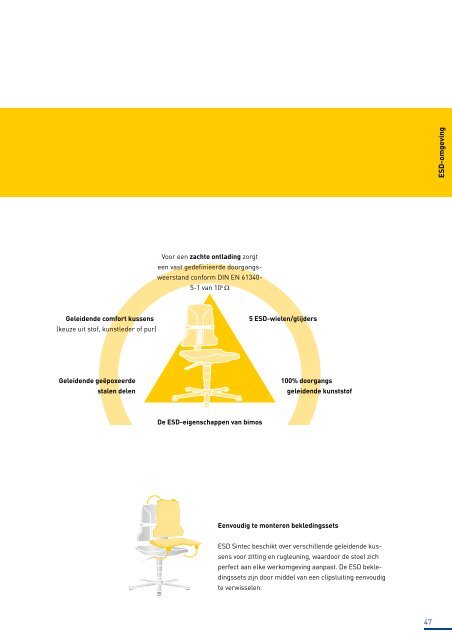 Catalogus zitoplossingen voor de industriële werkplek - Bimos