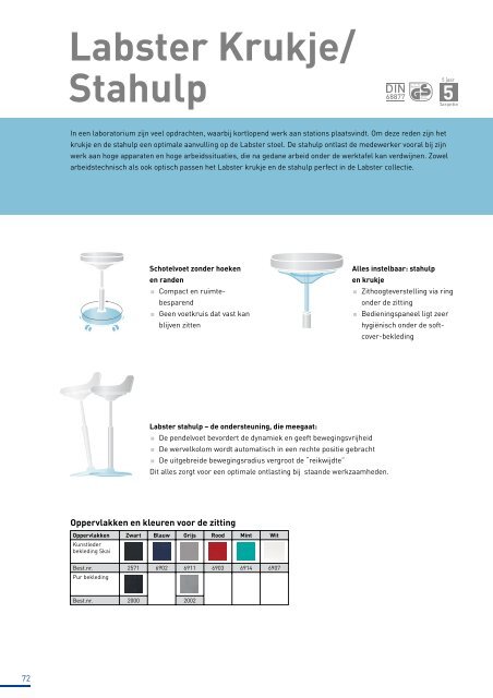 Catalogus zitoplossingen voor de industriële werkplek - Bimos