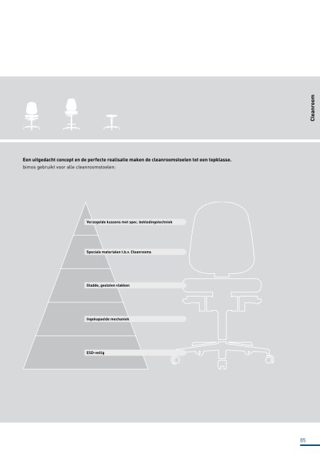 Catalogus zitoplossingen voor de industriële werkplek - Bimos