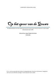 Op het spoor van de Gouwe - KNAW Onderwijsprijs