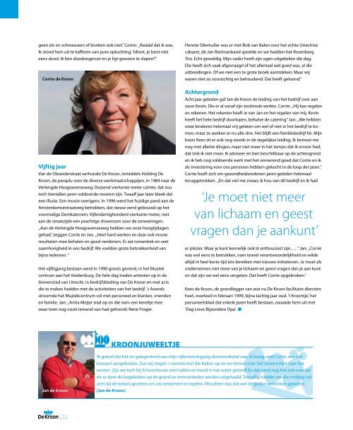 JubileumMagazine - De Kroon