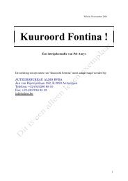 Kuuroord Fontina _leesexemplaar_ - Pol Anrys