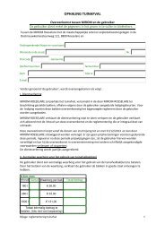 Contract tuinafvalophaling - Mirom