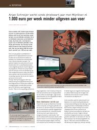 1.000 euro per week minder uitgeven aan voer - Varkensbedrijf