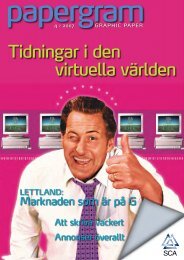 Tidningar i den virtuella världen - SCA