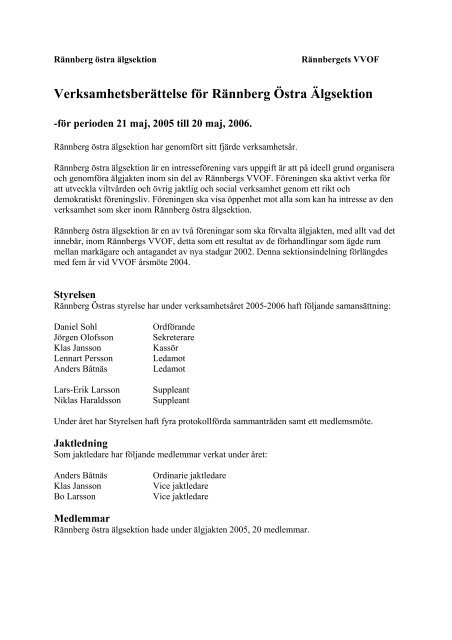 Top Five Verksamhetsberattelse Ideell Forening Story Medicine