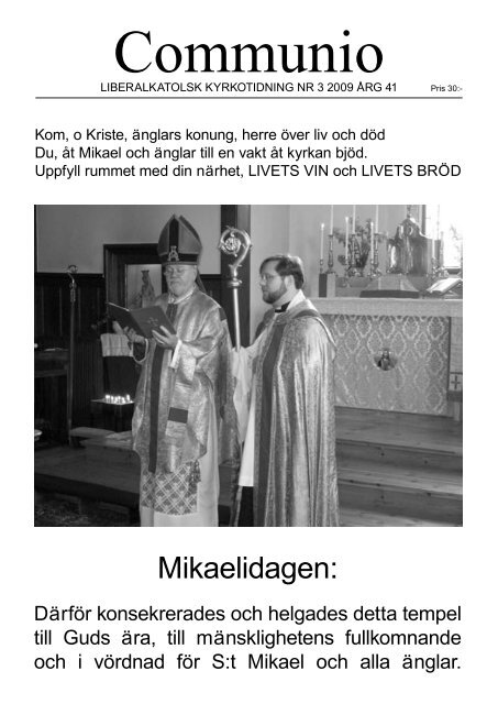 Mikaelidagen: - Liberala katolska kyrkan