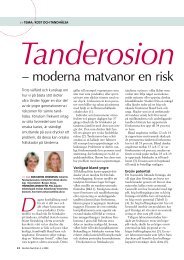 12 Tanderosion - moderna matvanor en risk - Nordisk Nutrition