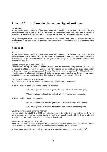 Toolkit implementatie CAO - A&O-fonds Waterschappen