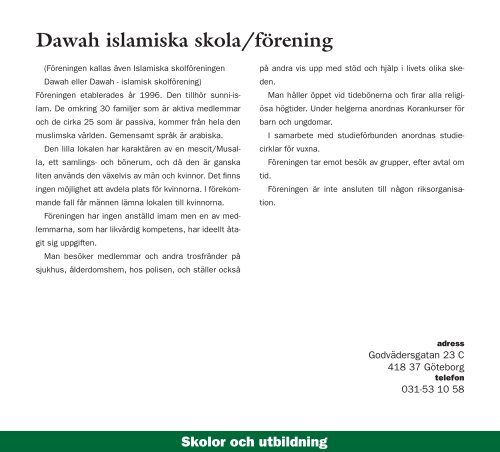 Islam - guide till föreningar - Islamguiden