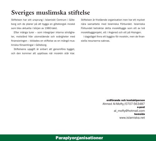 Islam - guide till föreningar - Islamguiden