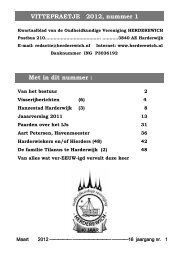 Vittepraetje no. 1-2012 - Oudheidkundige Vereniging Herderewich