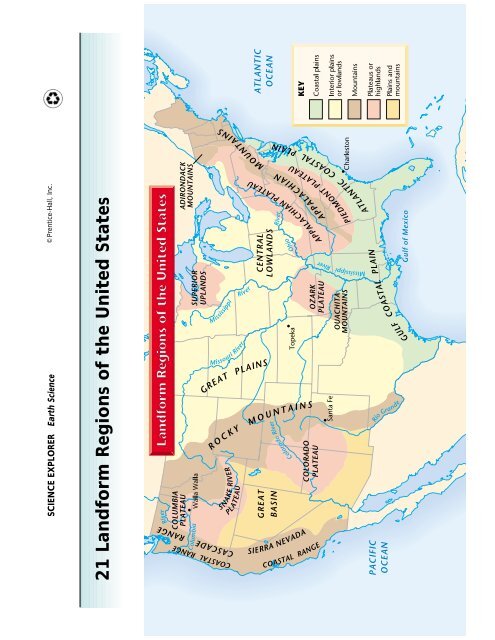 Landform Regions of the United States - Prentice Hall