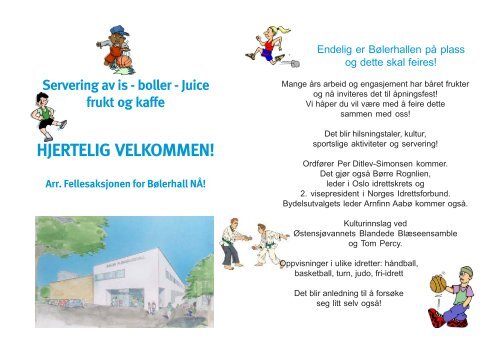 Klikk for invitasjon på PDF - Bøler IF Friidrett