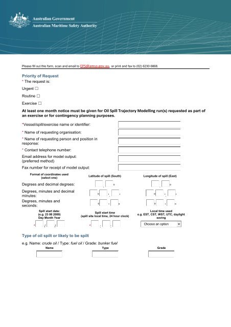 Please fill out this form