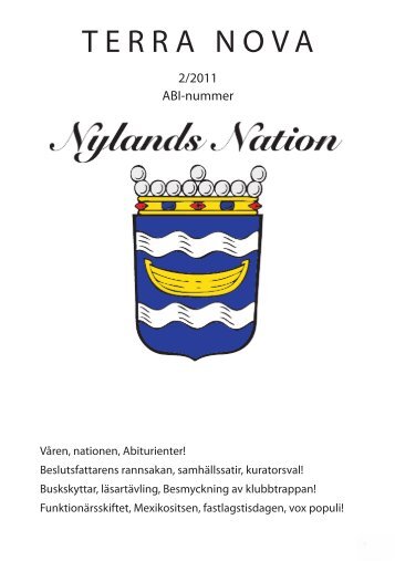 Nr 2 / 2011 - Nylands Nation