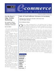 e-commerce LAW & STRATEGY - Heymann & Partner, Rechtsanwälte