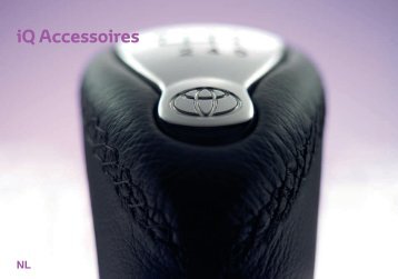 iQ accessoires brochure (belgische versie) - Toyota