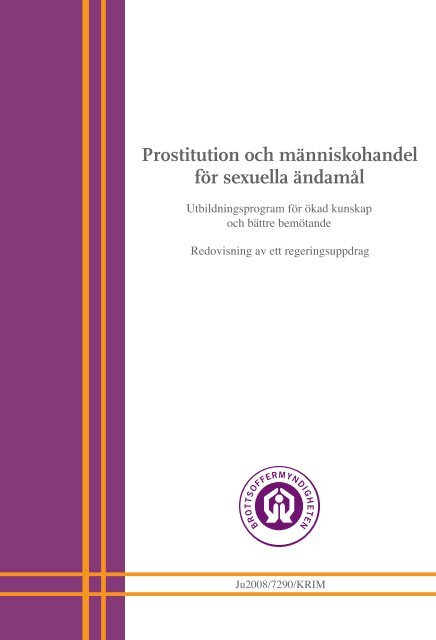 Prostitution och människohandel för sexuella ändamål