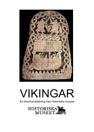 En lärarhandledning från Historiska museet