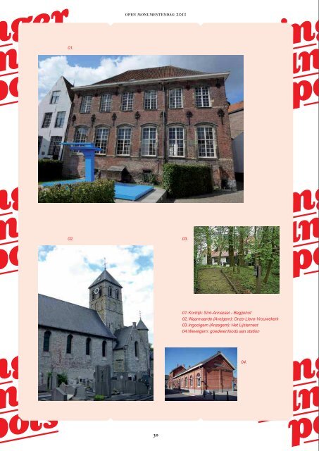 Open Monumentendagbrochure 11 - UiT in regio Kortrijk