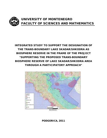 Integrated study to support Skadar Lake of ... - NVO Green Home